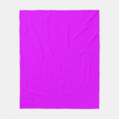 Psychedelic Paars Fleece Deken (Voorkant)