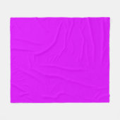 Psychedelic Paars Fleece Deken (Voorkant (Horizontaal))