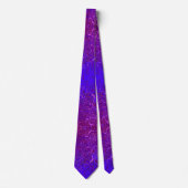 Psychedelic Paars Necktie Abstract Stropdas (Voorkant)