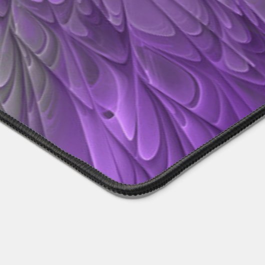 Psychedelic Paarse Flower Abstract fractal Art Bureaumat (Hoek)