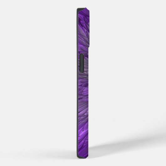 Psychedelic Paarse Flower Abstract fractal Art Case-Mate iPhone Case (Achterkant / Rechts)