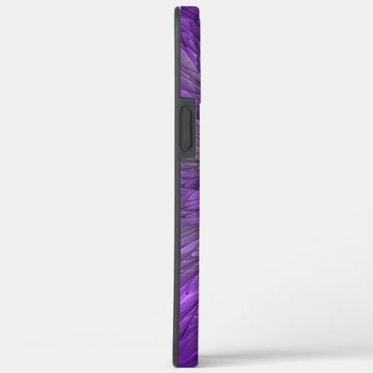 Psychedelic Paarse Flower Abstract fractal Art Case-Mate iPhone Case (Achterkant / Rechts)