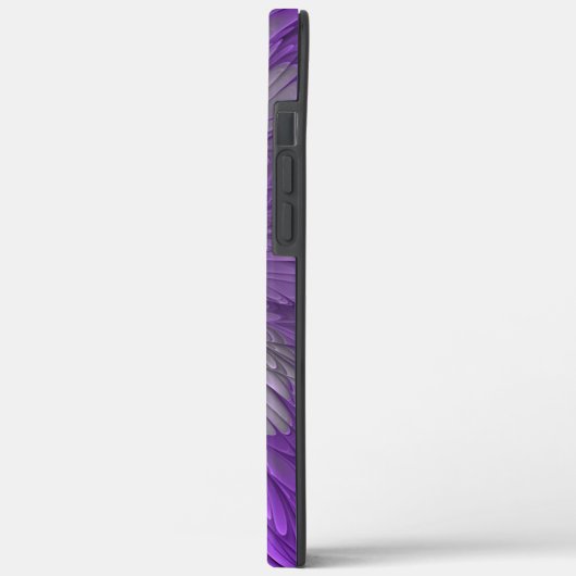 Psychedelic Paarse Flower Abstract fractal Art Case-Mate iPhone Case (Achterkant / Links)