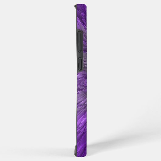 Psychedelic Paarse Flower Abstract fractal Art Samsung Galaxy Hoesje (Rechterkant)