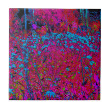 Psychedelic Paarse Lily Flower Magenta Garden