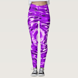 Psychedelic Paarse Tie Dye Pattern Leggings