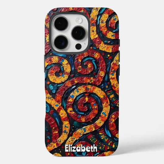 Psychedelic Paisley Case-Mate iPhone Case (Achterkant)