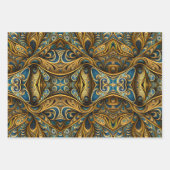 Psychedelic Paisley Crazy Inpakpapier Vel (Voorkant 2)