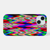 Psychedelic Party golven..... iPhone 15 Case (Achterkant horizontaal)