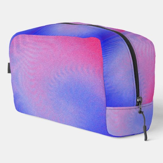 Psychedelic Pastels Dopp Kit Print Cut Sew Bag Toilettasje (Rechterhoek)