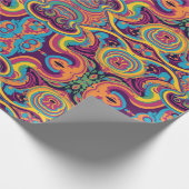 Psychedelic Pattern Cadeaupapier (Hoek)
