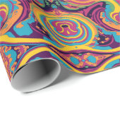 Psychedelic Pattern Cadeaupapier (Rol Hoek)