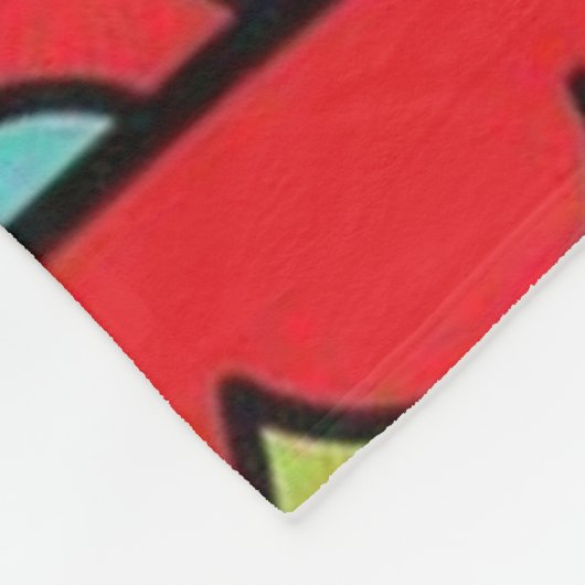 Psychedelic Patterns Fleece Deken (Hoek)