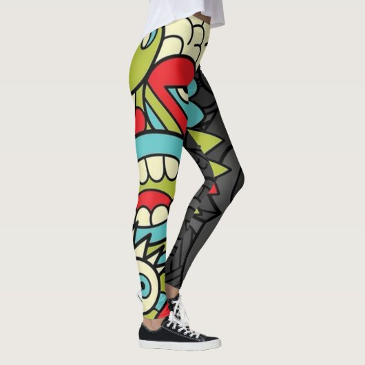 Psychedelic Patterns Leggings (Rechts)