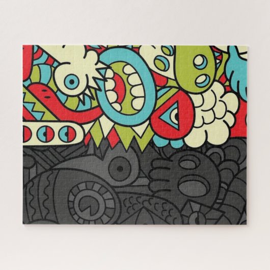 Psychedelic Patterns Legpuzzel (Horizontaal)