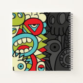 Psychedelic Patterns Notitieboek (Achterkant)