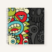 Psychedelic Patterns Notitieboek (Voorkant)