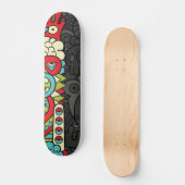 Psychedelic Patterns Persoonlijk Skateboard (Voorkant)