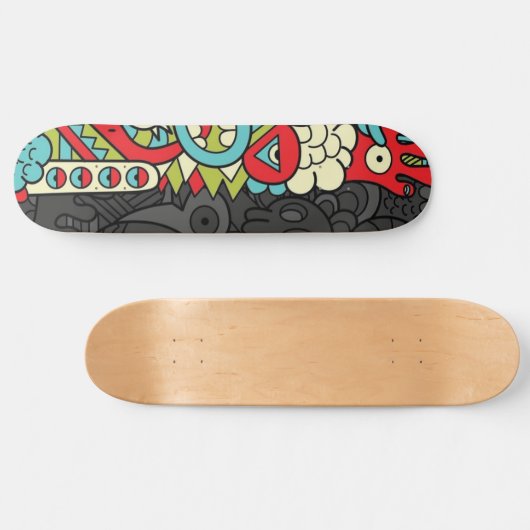 Psychedelic Patterns Persoonlijk Skateboard (Horizontaal)
