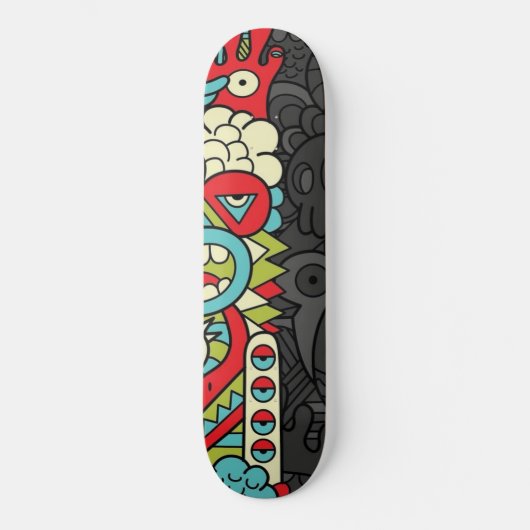 Psychedelic Patterns Persoonlijk Skateboard (Voorkant)