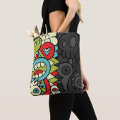 Psychedelic Patterns Tote Bag (Dichtbij)