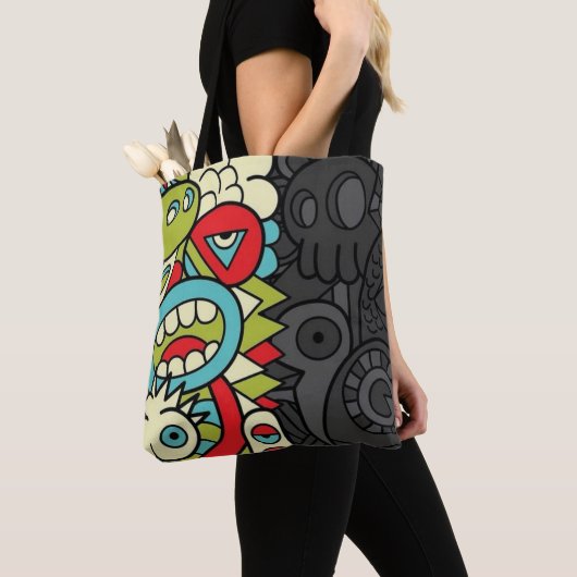 Psychedelic Patterns Tote Bag (Dichtbij)