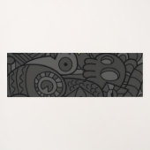 Psychedelic Patterns Yogamat (Achterkant (horizontaal))