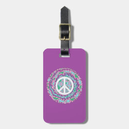Psychedelic Peace Bagagelabel