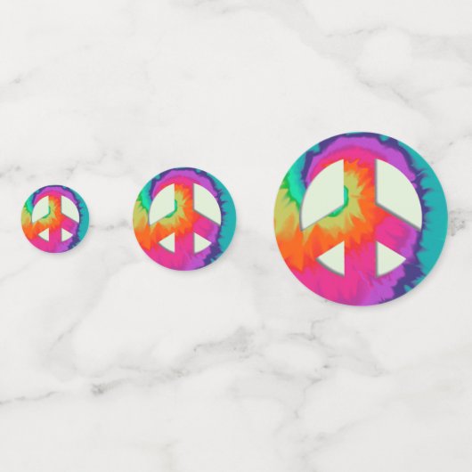 Psychedelic Peace Confetti (Achterkanten)