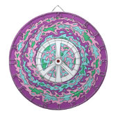 Psychedelic Peace Dartbord (Voorkant)