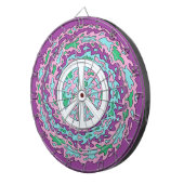 Psychedelic Peace Dartbord (Voorkant Rechts)