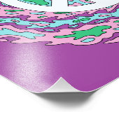 Psychedelic Peace Foto Afdruk (Hoek)