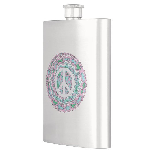 Psychedelic Peace Heupfles (Links)
