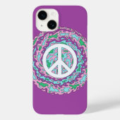 Psychedelic Peace Hoesje-Mate iPhone Case (Achterkant)