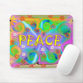 Psychedelic Peace Muismat (Met muis)