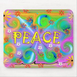 Psychedelic Peace Muismat