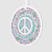 Psychedelic Peace Ornament (voorkant)