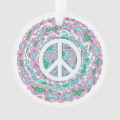 Psychedelic Peace Ornament (voorkant)
