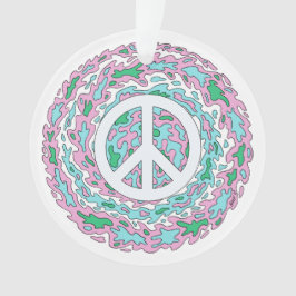 Psychedelic Peace Ornament