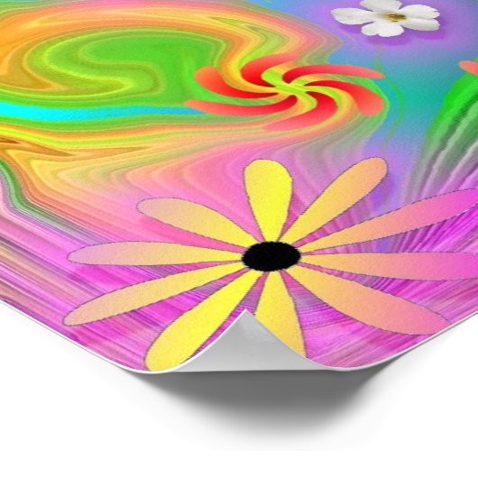 Psychedelic Peace Poster (Hoek)