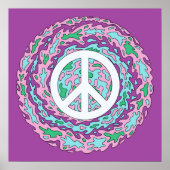 Psychedelic Peace Poster (Voorkant)