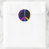 Psychedelic Peace Sign Stickers (Tas)