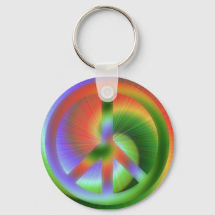 Psychedelic Peace Sleutelhanger