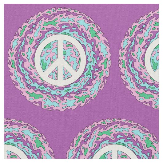 Psychedelic Peace Stof (Close Up)