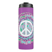 Psychedelic Peace Thermosbeker (Voorkant)