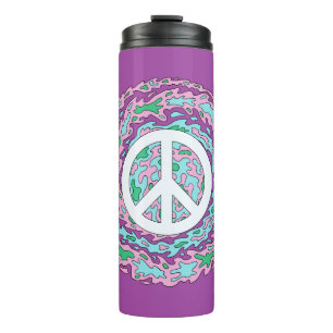 Psychedelic Peace Thermosbeker