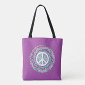 Psychedelic Peace Tote Bag (Achterkant)