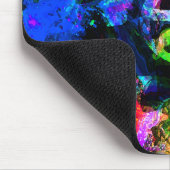 Psychedelic Peace Turtles Mousepad Muismat (Hoek)