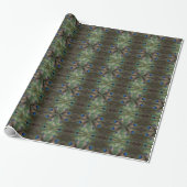 Psychedelic Peacock Wrapping Paper Cadeaupapier (Uitgerold)