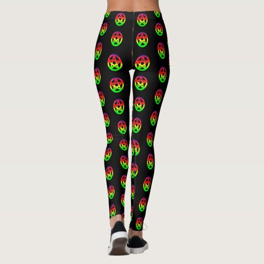 Psychedelic Pentacles Leggings (Achterkant)